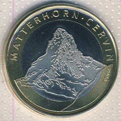 Швейцария 10 франков 2004 год