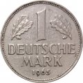 ФРГ 1 марка 1965 год (G)