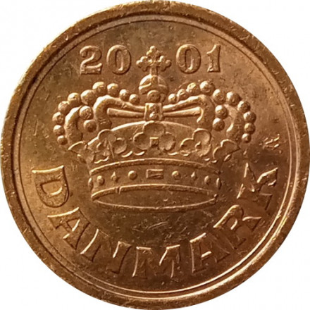 Дания 25 эре 2001 год