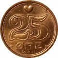 Дания 25 эре 2001 год