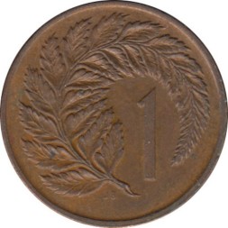 Новая Зеландия 1 цент 1974 год