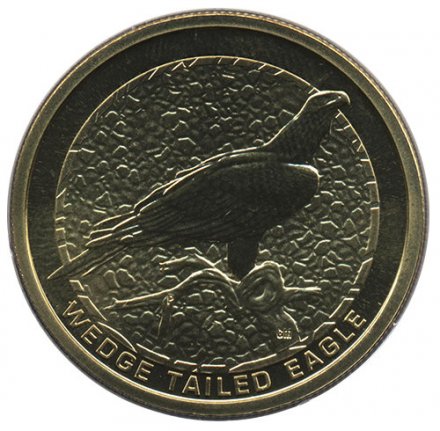 Австралия 1 доллар 2008 год - Клинохвостый орёл
