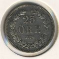 Швеция 25 эре 1874 год