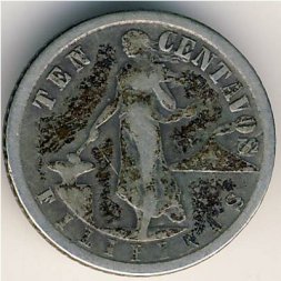 Филиппины 10 сентаво 1920 год