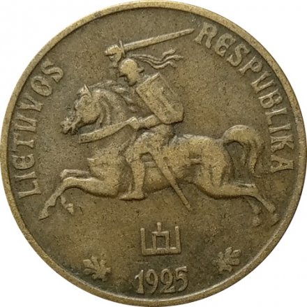 Литва 20 центов 1925 год