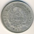 Аргентина 50 сентаво 1882 год