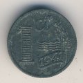 Нидерланды 1 цент 1941 год (серый цвет)
