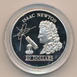 Тувалу 20 долларов 1993 год