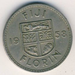 Фиджи 1 флорин 1958 год
