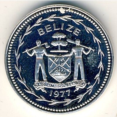 Белиз 5 центов 1977 год
