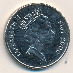 Фиджи 20 центов 2000 год