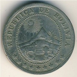 Боливия 5 сентаво 1908 год