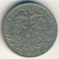 Боливия 5 сентаво 1908 год
