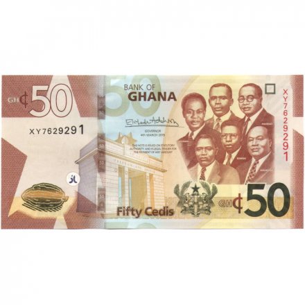 Гана 50 седи 2019 год - Портрет Большой Шестёрки UNC