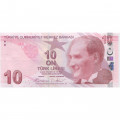 Турция 10 лир 2009 (2024) год - UNC