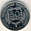 Западная Африка 50 франков 2005 год