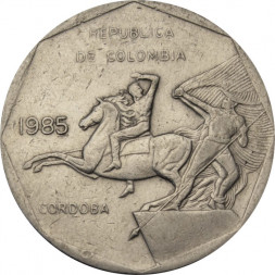 Колумбия 10 песо 1985 год