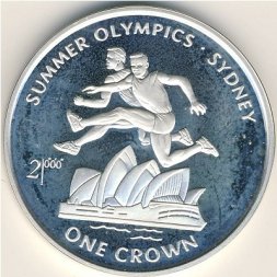 Остров Мэн 1 крона 1999 год