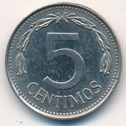 Венесуэла 5 сентимо 1986 год