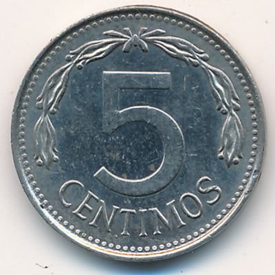 Венесуэла 5 сентимо 1986 год