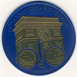 Либерия 5 долларов 2005 год