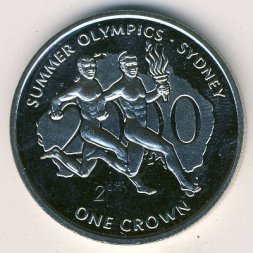 Остров Мэн 1 крона 1999 год