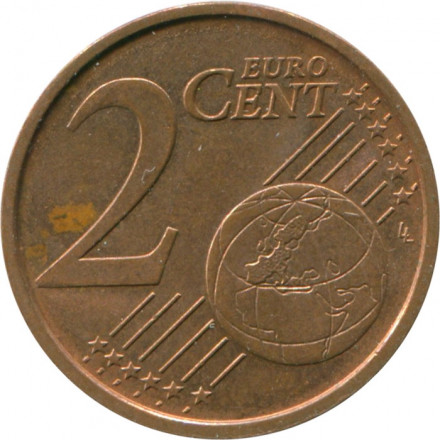 Германия 2 евроцента 2011 год (J)