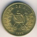 Гватемала 1 сентаво 1989 год