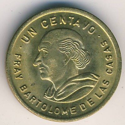 Гватемала 1 сентаво 1989 год