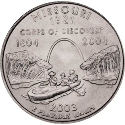 США 25 центов 2003 год - Штат Миссури (P)