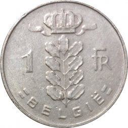 Бельгия 1 франк 1969 год BELGIE