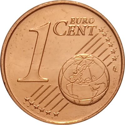 Германия 1 евроцент 2016 год (A)