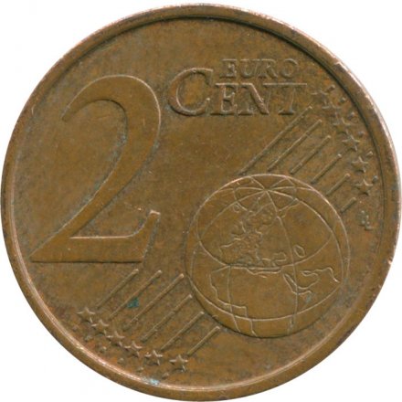 Португалия 2 евроцента 2007 год - Королевская печать