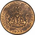 Нигерия 1/2 кобо 1973 год
