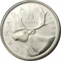 Канада 25 центов 1960 год