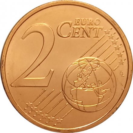 Франция 2 евроцента 2003 год UNC