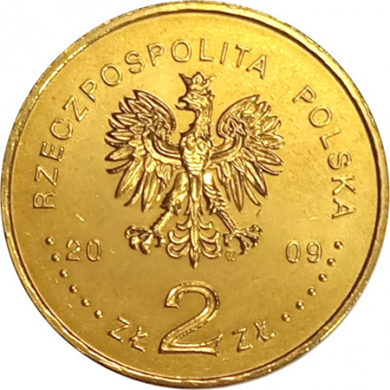 Польша 2 злотых 2009 год - История польской музыки - Чеслав Немен