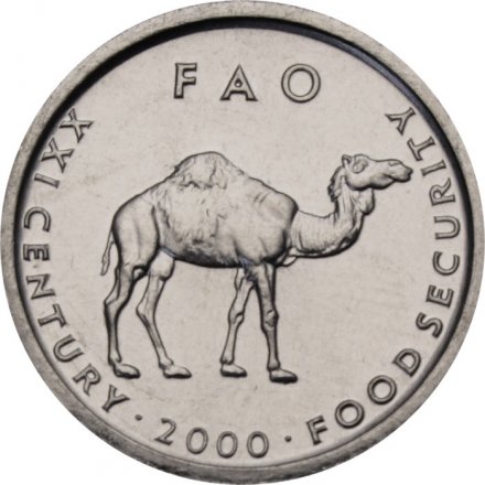 Сомали 10 шиллингов 2000 год - ФАО. Верблюд