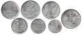 Набор из 7 монет Бразилия 1956 - 1965 год