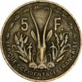Французская Западная Африка 5 франков 1956 год
