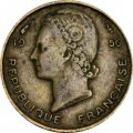 Французская Западная Африка 5 франков 1956 год