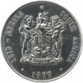 ЮАР 1 рэнд 1977 год - Спрингбок (антилопа-прыгун)