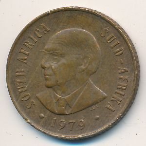 ЮАР 2 цента 1979 год