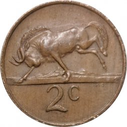 ЮАР 2 цента 1979 год - Окончание президентства Николааса Дидерихса