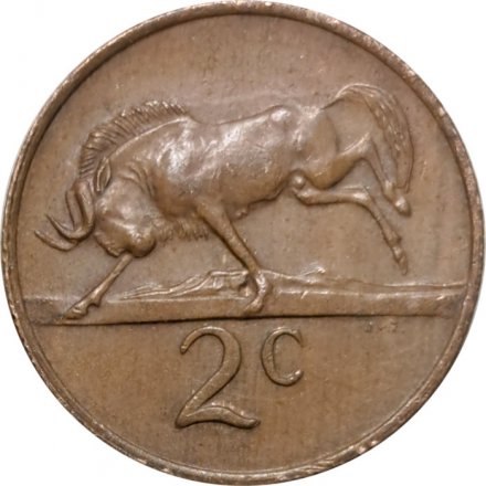 ЮАР 2 цента 1979 год - Окончание президентства Николааса Дидерихса