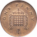 Великобритания 1 пенни 2007 год - Герса