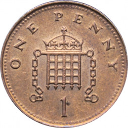 Великобритания 1 пенни 2007 год - Герса
