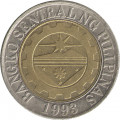 Филиппины 10 песо 2010 год - Мабини и Бонифасио