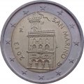 Сан-Марино 2 евро 2013 год - Дворец Правительства