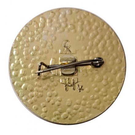 Значок Петропавловская крепость. Нарышкин бастион (голубой фон)